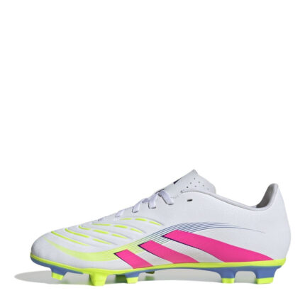 adidas Predator Firm Ground Football Boots – White/Pink – view 2