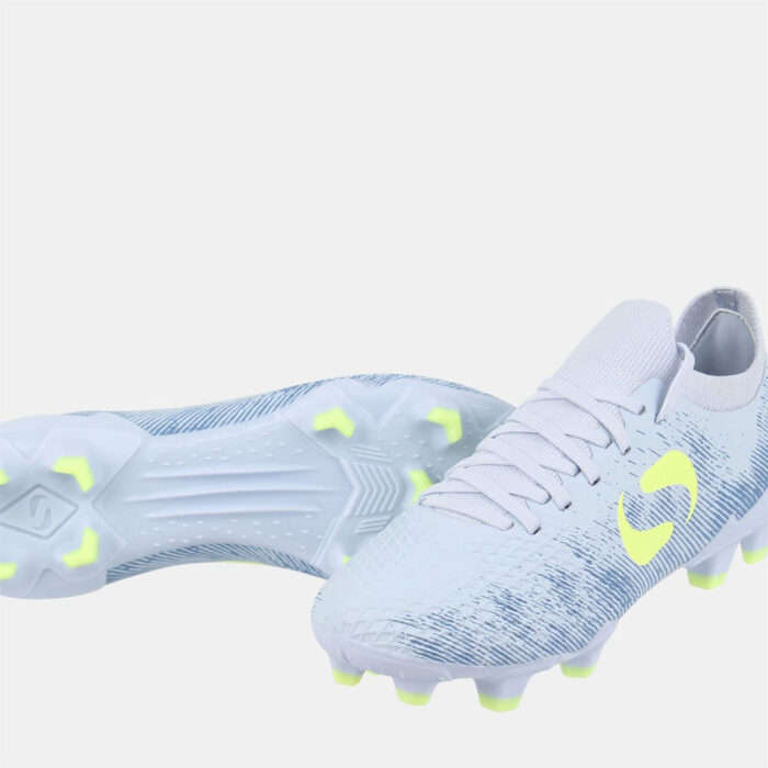 Sondico Blaze Junior Firm Ground Football Boots – Purple/Lime – view 3