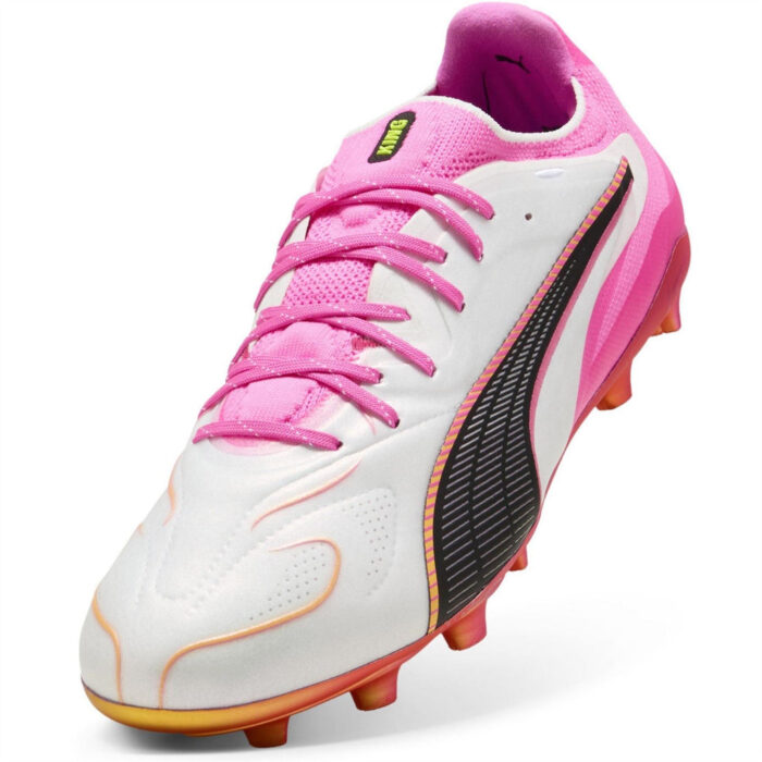 Puma King Firm Ground Football Boots – Poison Pink - Image 6
