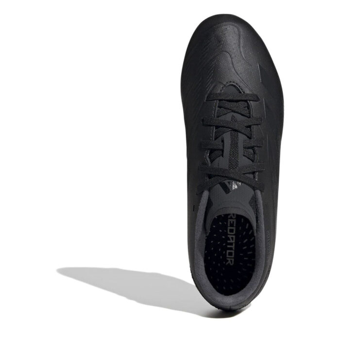 adidas Predator 24 Junior Firm Ground Football Boots – Black/Grey – view 5