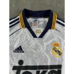 Retro Real Madrid 1998/00 Home Long Sleeve Jersey - Image 2