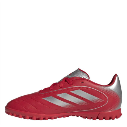 adidas Goletto Junior Turf Football Boots – Red/Silver – view 2