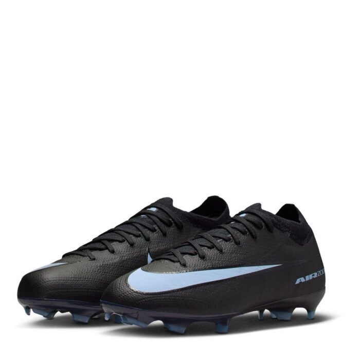 Nike Mercurial Vapor 16 Junior Firm Ground Football Boots – Black/Blue – view 4