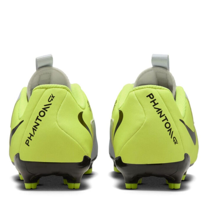 Nike Phantom Gx Ii Junior Firm Ground Football Boots – Silver/Volt – view 6