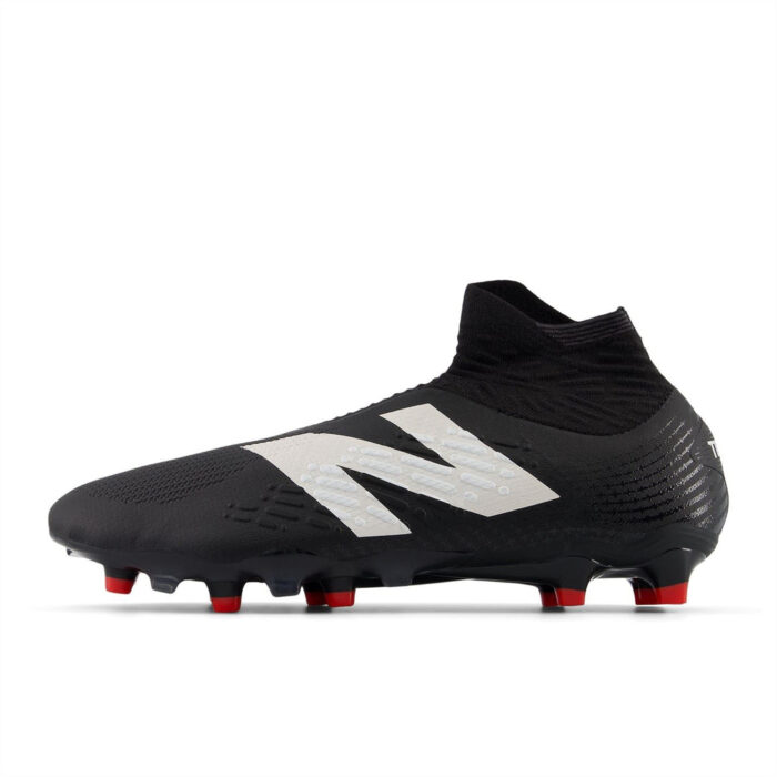 New Balance Tekela V4+ Firm Ground Football Boots – Black/White – view 5