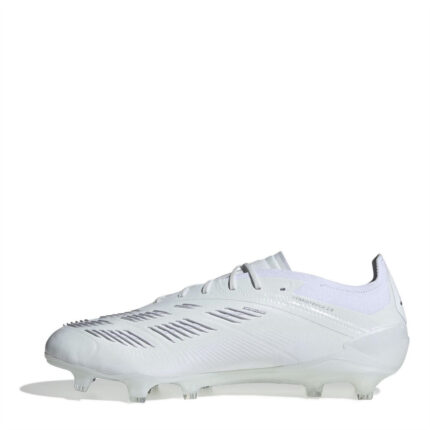 adidas Predator 24 Firm Ground Football Boots – White/Silver – view 2