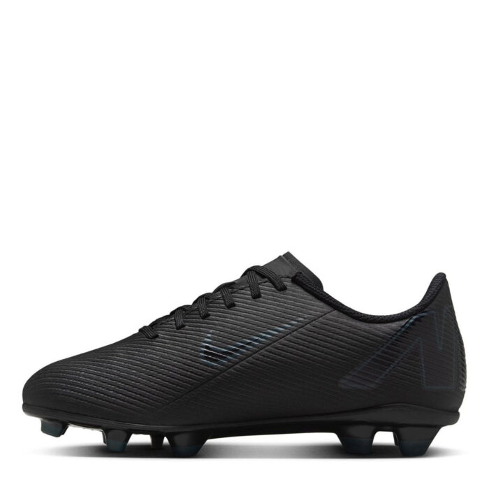 Nike Mercurial Vapor 16 Junior Firm Ground Football Boots – Blk/Deep Jungle – view 2
