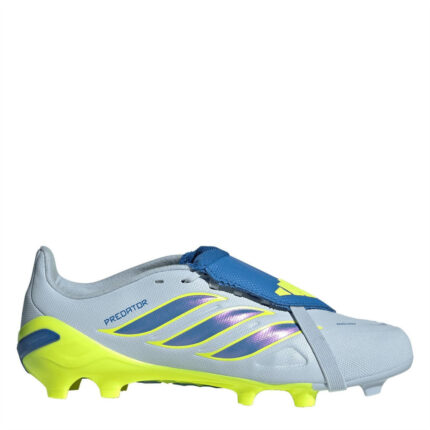 adidas Predator Fold Over Tongue Junior Firm Ground Football Boots – Blue/Yellow