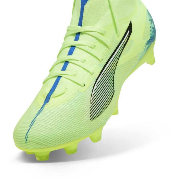Puma Womens Ultra 5 Firm Ground Football Boots – Green/Wht/Blue – view 6