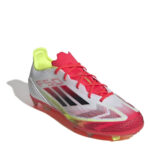 adidas F50 Junior Firm Ground Football Boots – White/Red – view 3