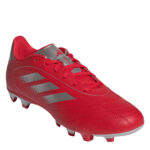 adidas Goletto Firm Ground Football Boots – Red/Silver – view 3