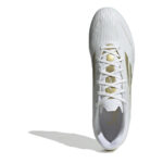 adidas Messi F50 Firm Ground Football Boots – White/Gold/Wht – view 5