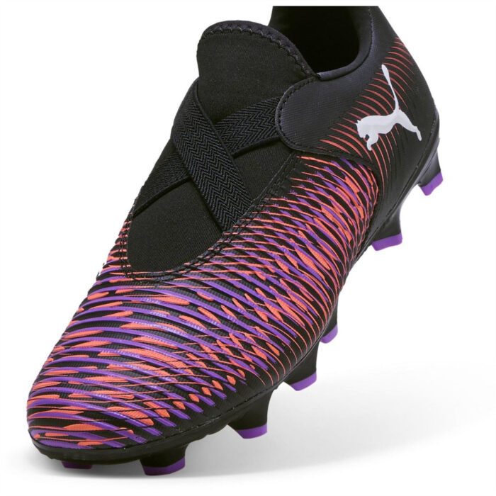 Puma Junior Firm Ground Football Boots – Puma Black. - Image 6