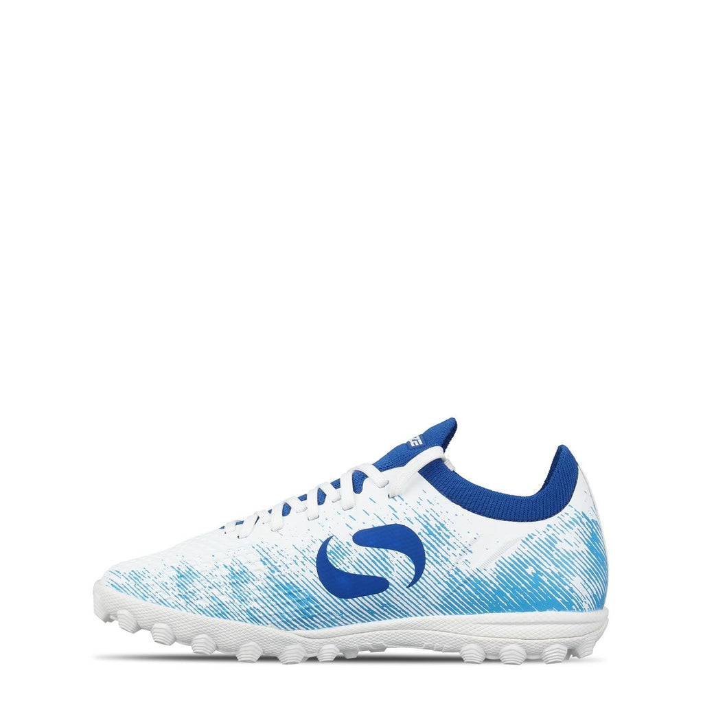 Sondico Blaze Junior Turf Football Boots – White/Blue – view 2