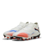 Puma Womens King Firm Ground Football Boots – White/Black/Red