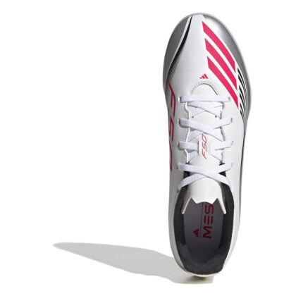 adidas F50 Messi Turf Football Boots – White/Red – view 2