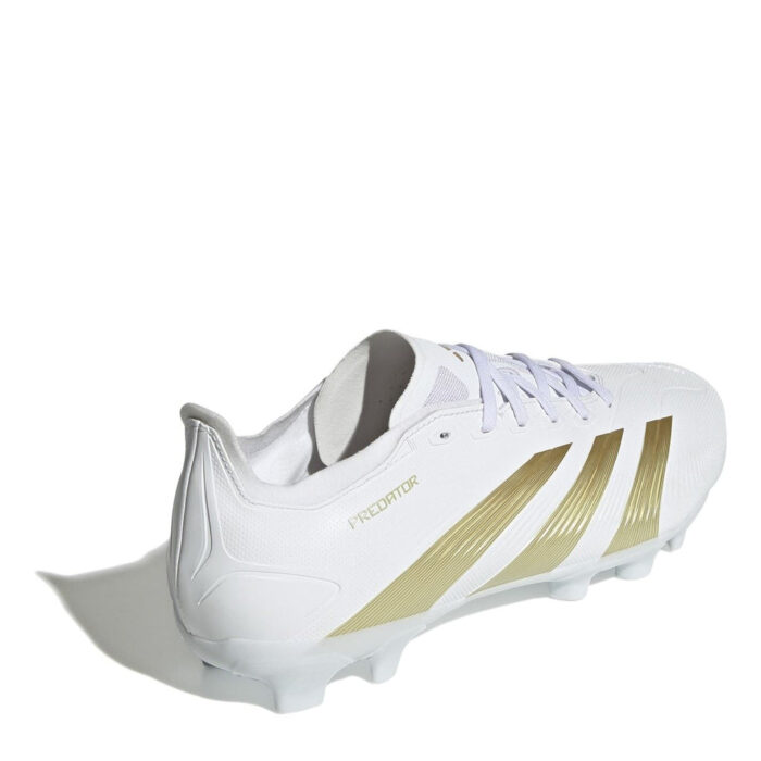 adidas Predator Multi-Ground Football Boots – White/Gold/Wht - Image 4