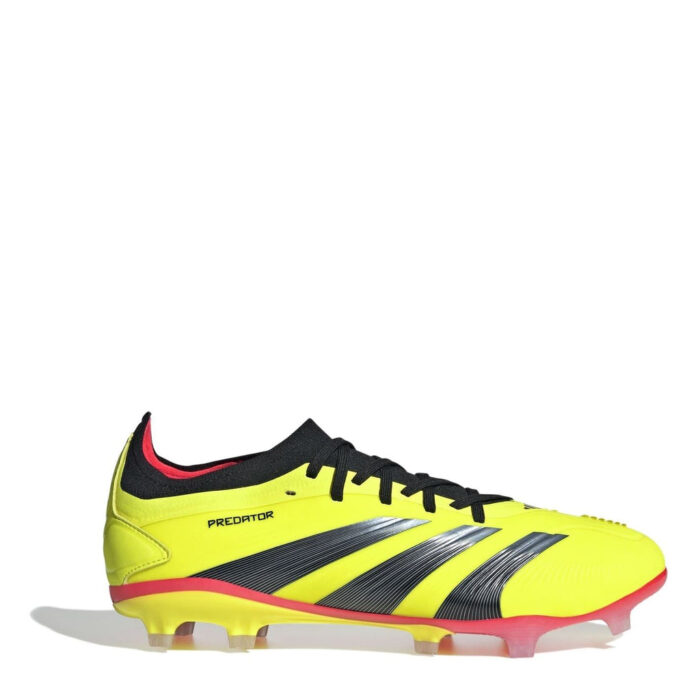 adidas Predator 24 Firm Ground Football Boots – Yellow/Blk/Red – view 7