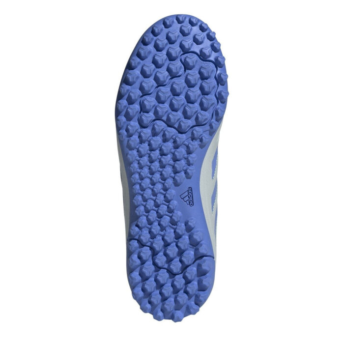 adidas Junior Turf Football Boots – Blue/Lemon - Image 6