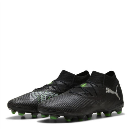 Puma Future 8 Firm Ground Football Boots – Black/Green