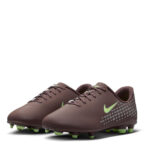 Nike Mercurial Vapor 16 Junior Firm Ground Football Boots – Plum/Silver – view 4