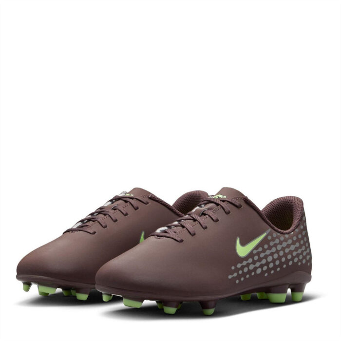 Nike Mercurial Vapor 16 Junior Firm Ground Football Boots – Plum/Silver – view 4