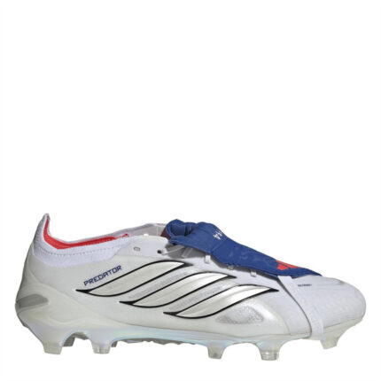 adidas Predator Firm Ground Football Boots – White/Blue