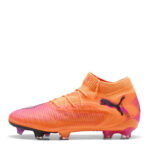 Puma Womens Future 8 Firm Ground Football Boots – Orange/Black – view 2