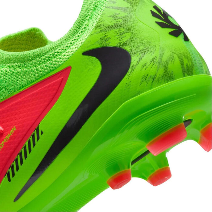 Nike Phantom 6 Junior Multi-Ground Football Boots – Green/Orange – view 7