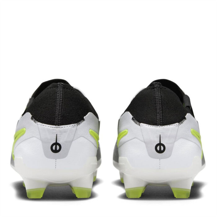Nike Tiempo Legend 10 Firm Ground Football Boots – Silver/Volt - Image 6