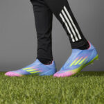 adidas F50 Firm Ground Football Boots – Blue/Lemon - Image 3