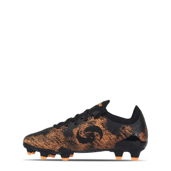 Sondico Blaze Junior Firm Ground Football Boots – Black/Orange – view 2