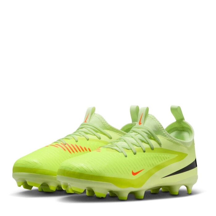 Nike Phantom Gx Ii Junior Firm Ground Football Boots – Crimson/Volt – view 4