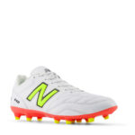 New Balance 442 V2 Team Firm Ground Football Boots – White/Volt – view 4