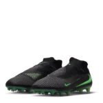 Nike Phantom 6 High Turf Football Boots – Black/Green – view 4