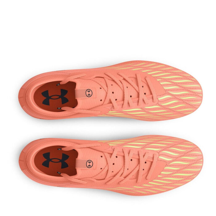 Under Armour Magnetico Junior Firm Ground Football Boots – Flare Orange – view 4