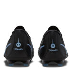 Nike Tiempo Junior Firm Ground Football Boots – Black/Blue – view 5