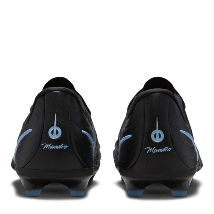 Nike Tiempo Junior Firm Ground Football Boots – Black/Blue – view 5