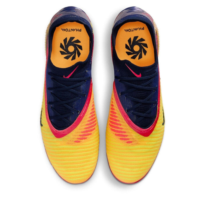 Nike Phantom 6 Low Firm Ground Football Boots – Orange/Volt – view 6