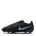 Nike Junior Firm Ground Football Boots – Black/Blue – view 2