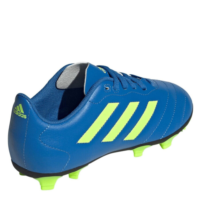 adidas Goletto Viii Junior Firm Ground Football Boots – Blue/Lemon – view 4
