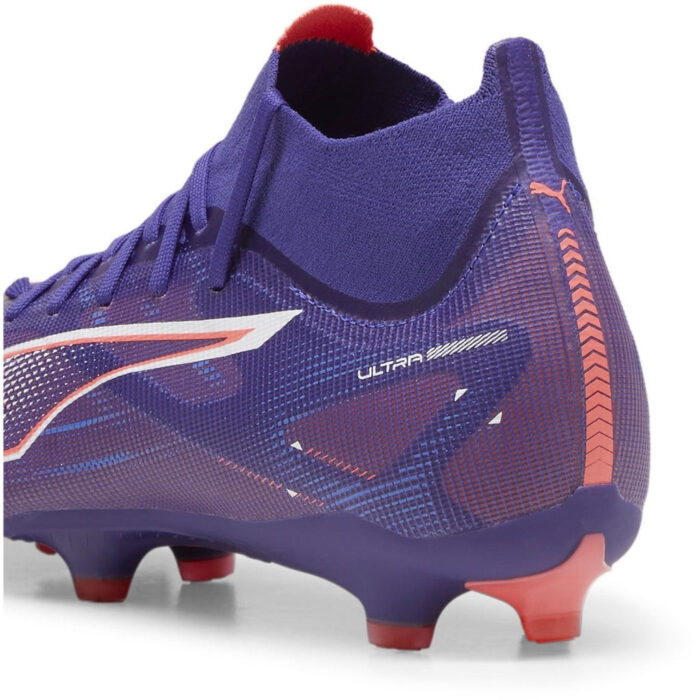 Puma Womens Ultra 5 Firm Ground Football Boots – Purple/Wht/Org – view 5