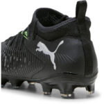 Puma Future 8 Junior Firm Ground Football Boots – Black/Green – view 5