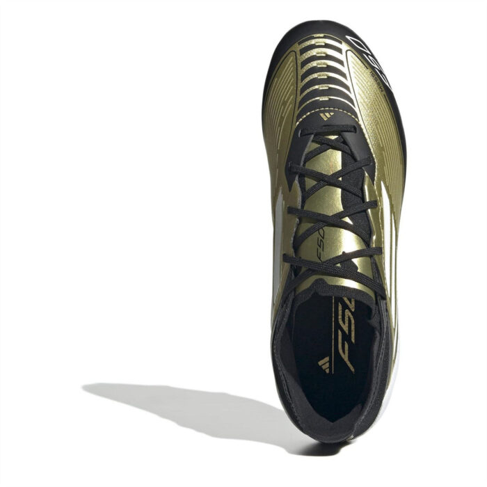 adidas F50 Junior Firm Ground Football Boots – Gold/Black – view 8
