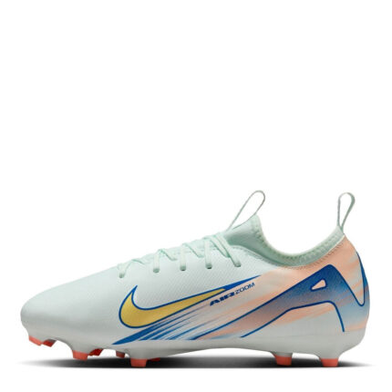 Nike Zoom Mercurial Vapor 16 Junior Firm Ground Football Boots – Green/White – view 2