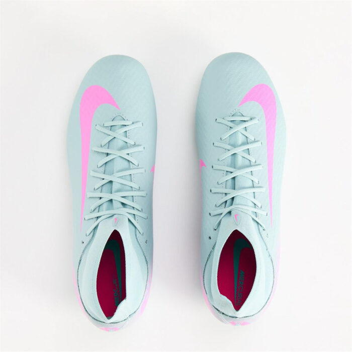Nike Zoom Mercurial Superfly 10 Firm Ground Football Boots – Grey/Pink – view 6