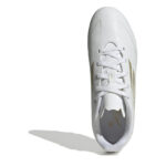 adidas F50 Junior Firm Ground Football Boots – White/Gold/Wht – view 5
