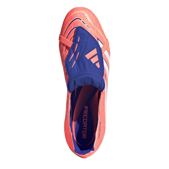 adidas Predator Firm Ground Football Boots – Orange/White – view 5