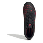 adidas Predator Junior Firm Ground Football Boots – Black/Grey – view 5