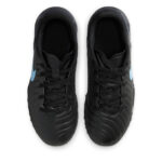 Nike Tiempo Legend 10 Junior Turf Football Boots – Black/Black – view 5